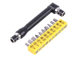 Kit de tornillos en forma de L con 10 piezas, extensión de cable hexagonal antideslizante | Sin marca