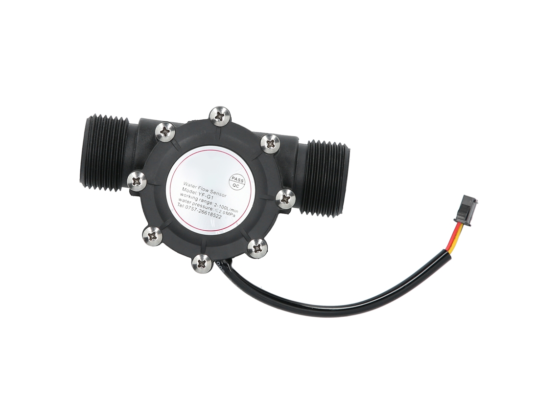 Sensor De Flujo De Agua Contador Hall G1in Hilo Macho Piscina Dc5-24v Yfg1