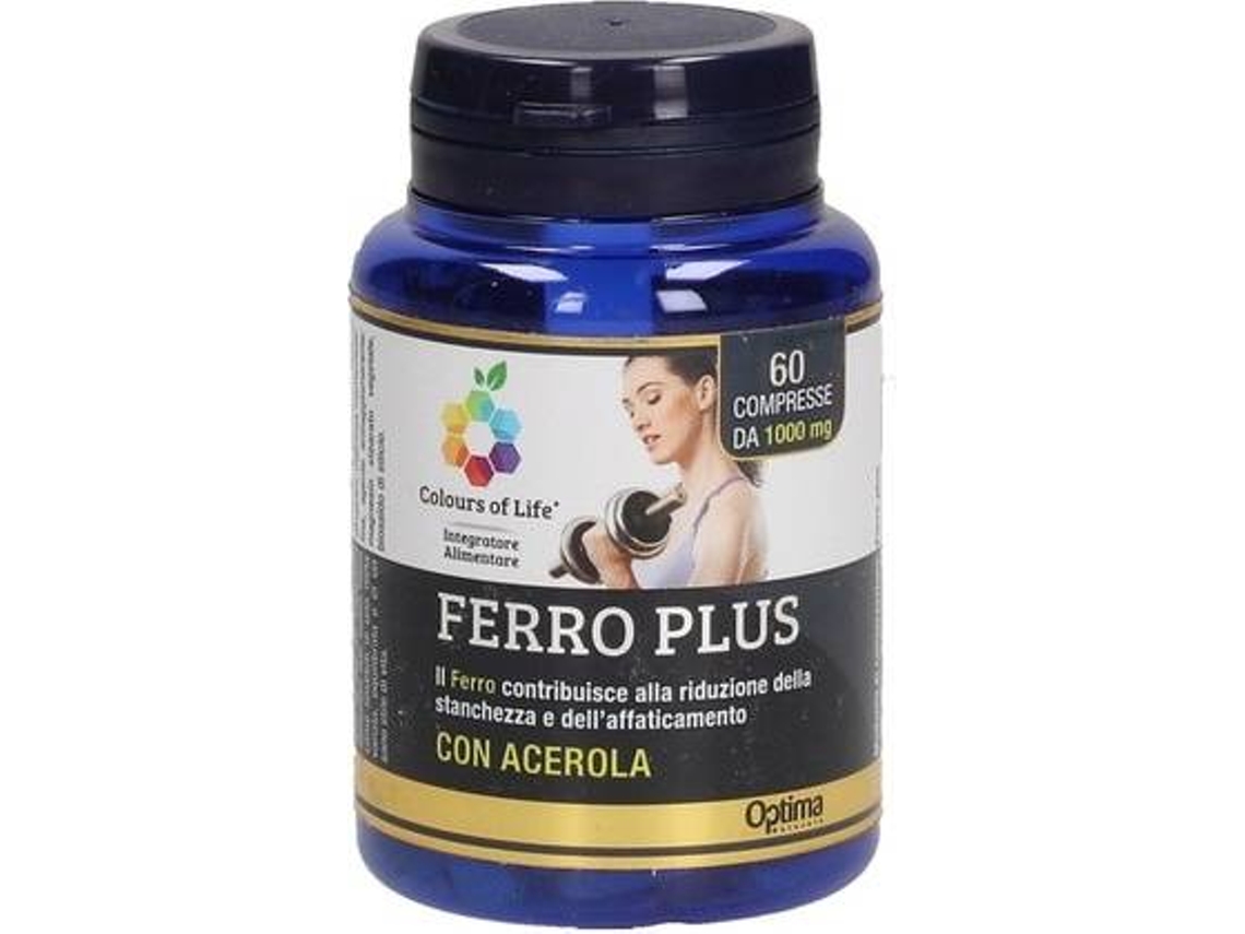 Té COLOURS OF LIFE Ferro Plus (60 tabletes)