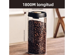 Juego de botellas de vidrio herméticas que conservan los alimentos, ideales para la cocina MDUG (1800 ml)