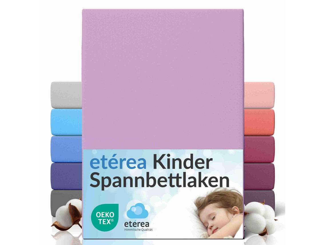 Sábanas Ajustables Etérea Elástico Colchones Hasta 25 Cm 60x120 - 70x140 Cm Lila