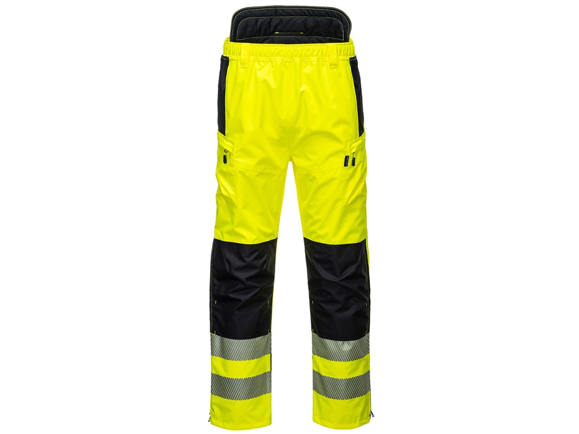 Pantalones de alta visibilidad Pw3 Extreme / Amarillo Negro / M Portwest
