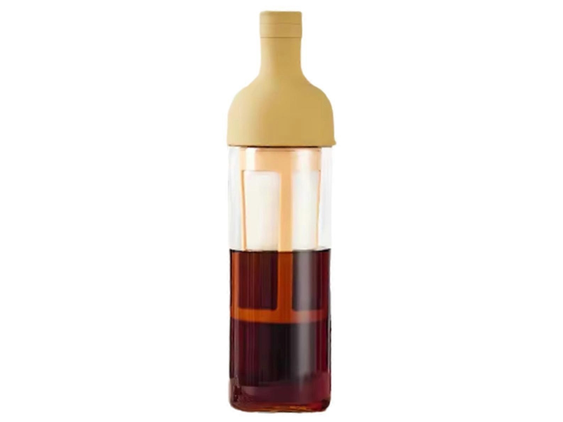 Cafetera de infusión en frío de 1000 ml en vidrio de borosilicato de alta calidad, botella para uso doméstico en infusión en frío, infusión en frío de té de frutas K