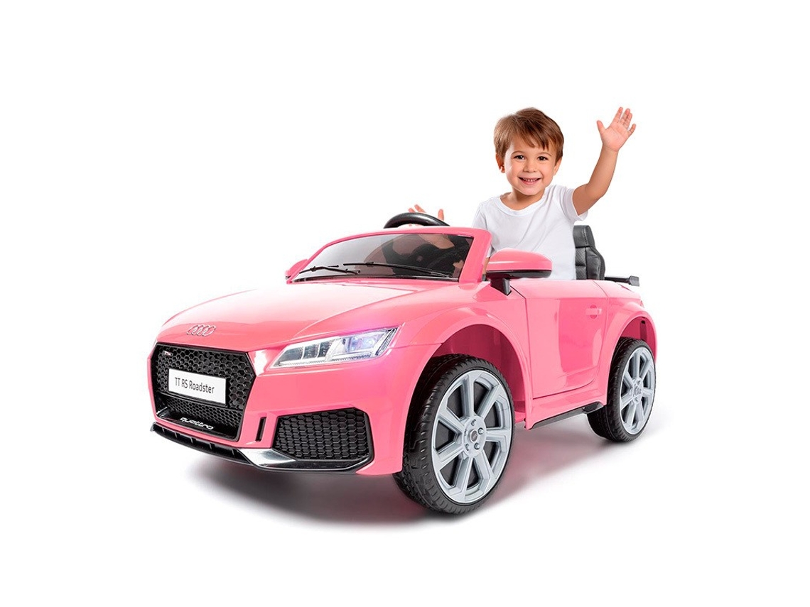 Audi TT RS Premium, coche eléctrico para niños: ¡Conduce como un campeón! Pink Ataa
