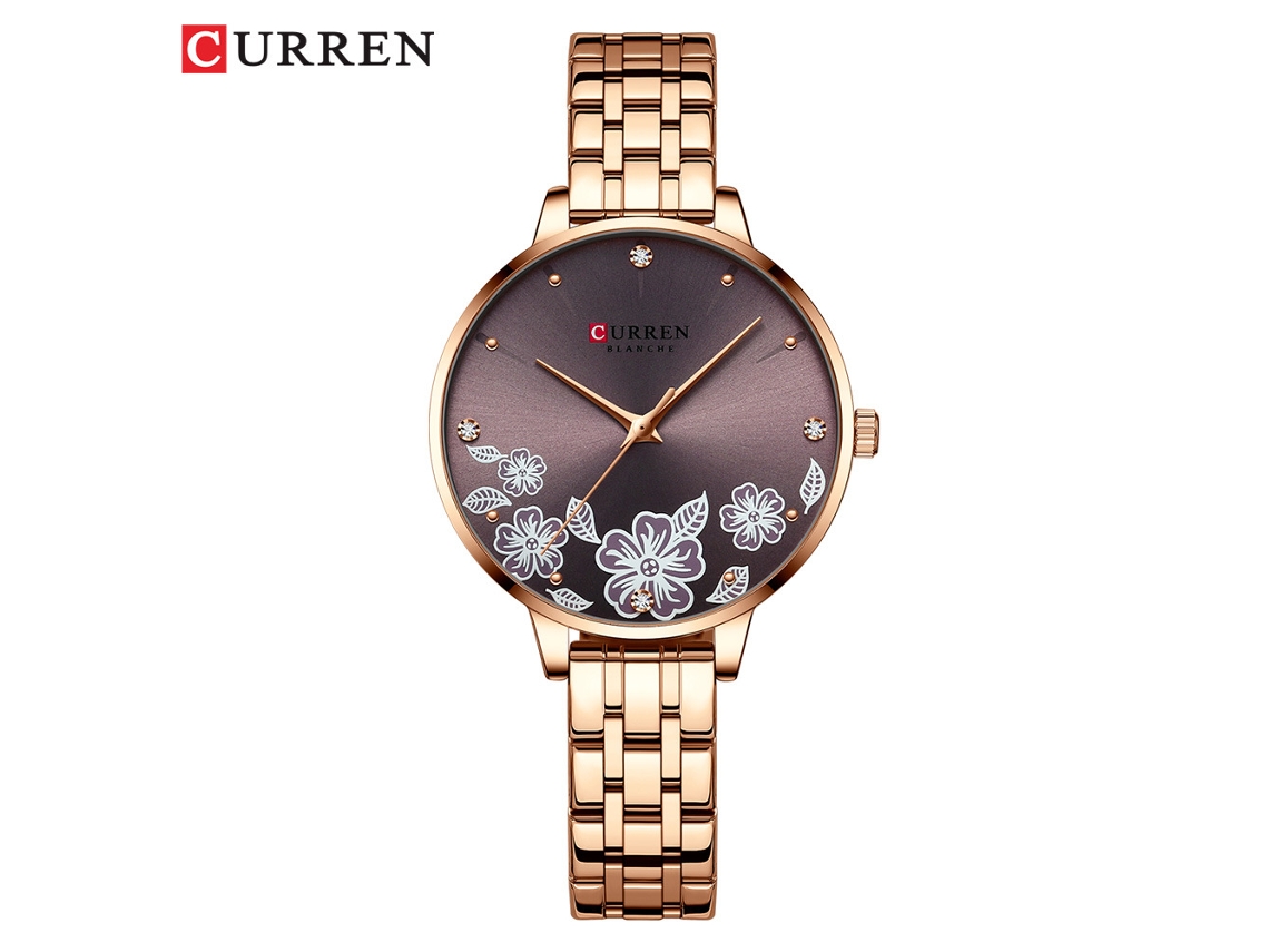 Reloj MDUG para mujer en acero inoxidable, de estilo delicado e informal.