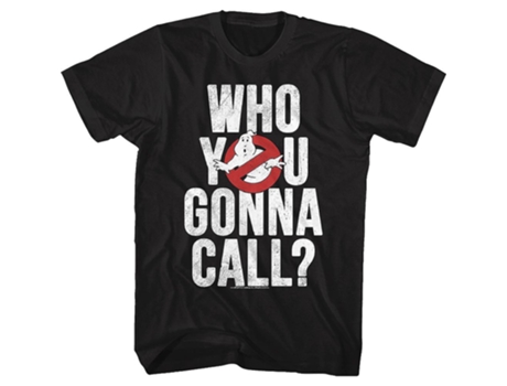 Camiseta ROCKINSTONE angustiada a quién vas a llamar Real Ghostbusters (S)
