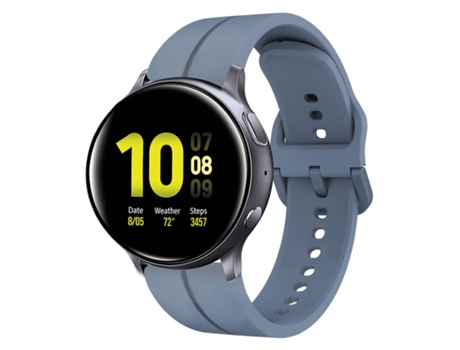 Correa de reloj inteligente para Samsung Galaxy Watch Active 2 40 mm 20 mm Bucle de silicona (azul)