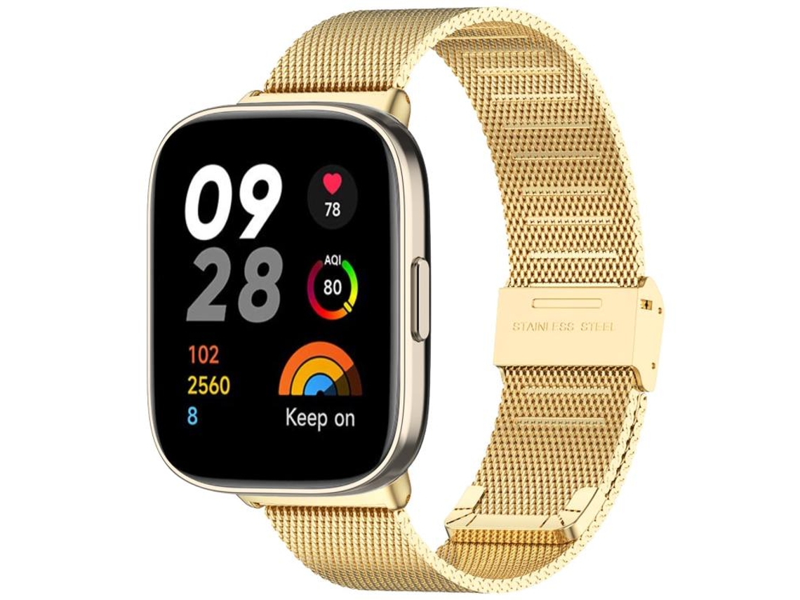 Pulsera para Redmi Watch 3 - Malla de acero - Hebilla metálica