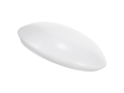 Lámpara De Techo Redonda De Plástico Blanco Para Uso Residencial, 31,5 X 31,5 X 8 Cm, 1 Unidad.