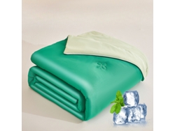 Manta Refrescante De Verano, Lavable Y Transpirable (verde Oscuro/180x200cm) Gertiz