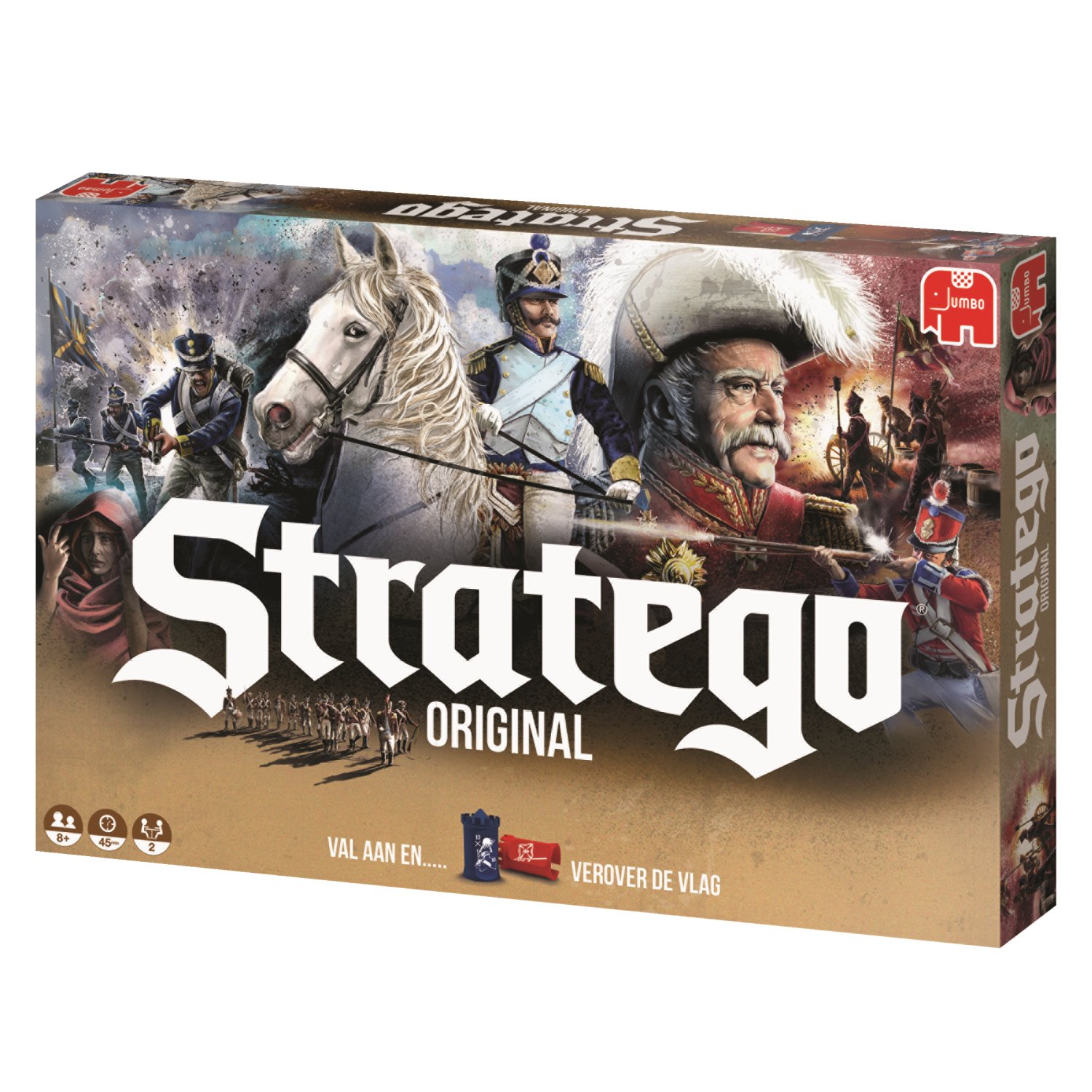 Stratego Original Niños y adultos estrategia juego de tablero 45 8 años mesa jumbo pim pam pet