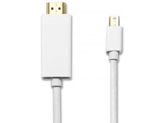 Cable HDMI(HDMI - DisplayPort - 2 m - Blanco)