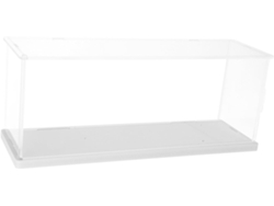 Vitrina transparente para objetos de colección, cubo expositor para figuras y muñecos, vitrina expositora de sobremesa.
