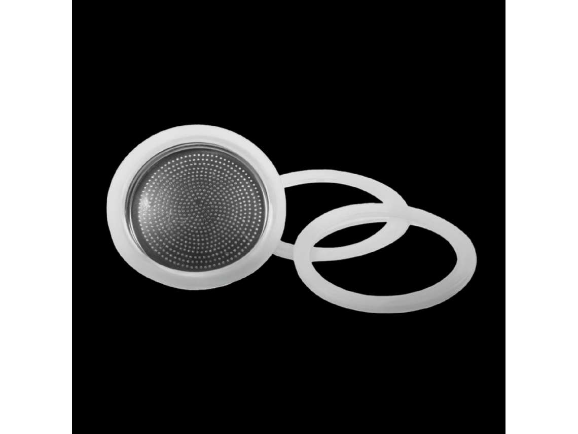 Cecotec Accesorio Cafetera Italiana Piccolina Filter 9. Filtro Con Sellado Perfecto, Aluminio Resistente, Instalación Rápida