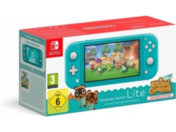 Consola Nintendo Switch Lite + Juego Animal Crossing New Horizons (Turquesa)