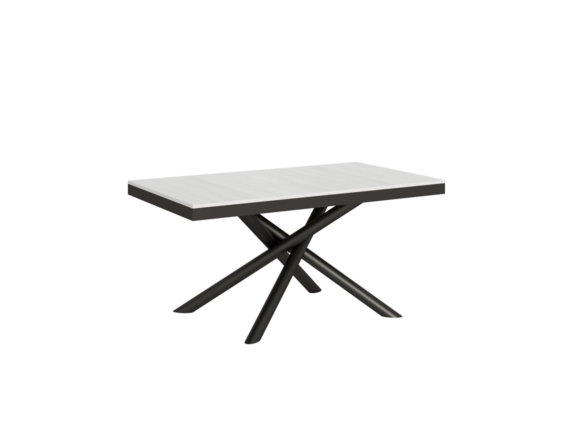 Mesa de Comedor ITAMOBY Famas Evolution (90x160/420 - Paneles de Melamina - Fresno Blanco)