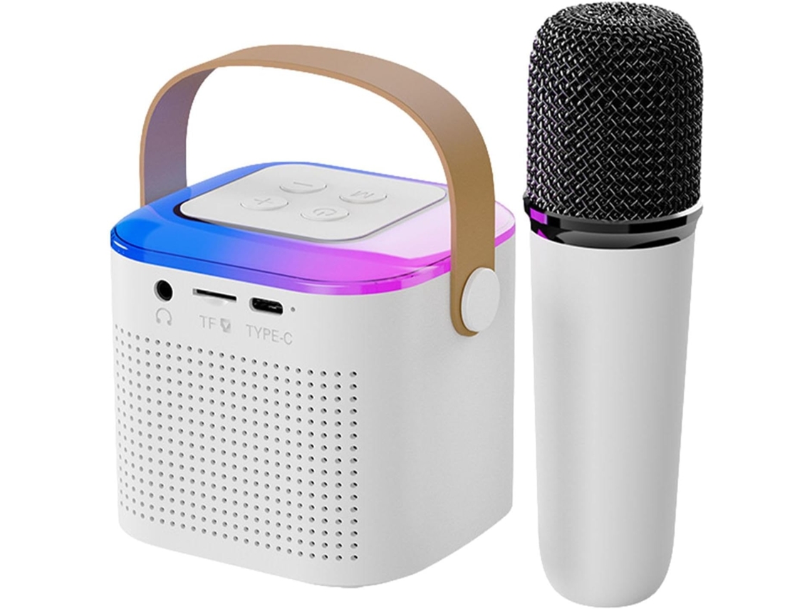 Máquina De Karaoke Para Adultos Con Altavoz Y Micrófono Con Cable Para Cantar En Casa.