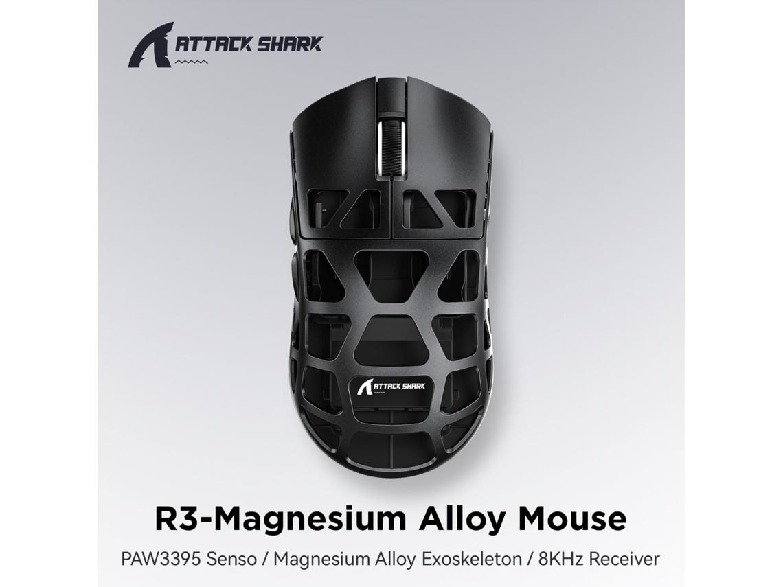 El Mouse (negro) Presenta Una Construcción De Aleación De Aluminio Liviana.