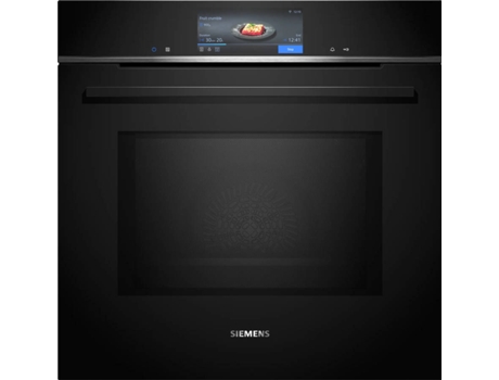 Horno Microondas Integrable SIEMENS HM778GMB1 (67 L - Hidro e Pirolítico - Negro)
