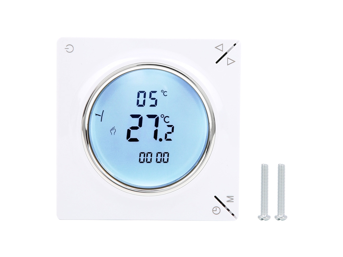 Termostato Digital Lcd Programable Para Calefacción Eléctrica Y Control De Temperatura Residencial.