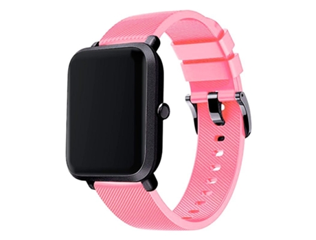 Pulsera Silicone Com Fivela G4M para Apple Watch Series 8 Aluminum - 45mm - Rosa