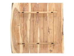 Tablero De Mesa | Tablero De Escritorio | Superficie De Mesa De Madera Maciza De Acacia 58x(50-60)x3,8 Cm