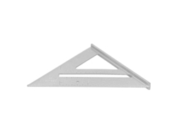Regla Triangular De 7 Pulgadas, Aleación De Aluminio, Ángulo Recto Con Escala Clara Para Carpintería.