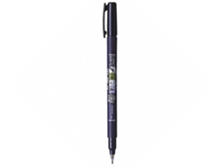 Marcador TOMBOW Fudenosuke Punta Suave Negro