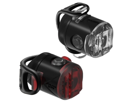 Bicicleta de Montaña Delantera y Trasera Iluminación Led Bicicleta de Montaña Recargable Usb Negro-Negro ENZONS