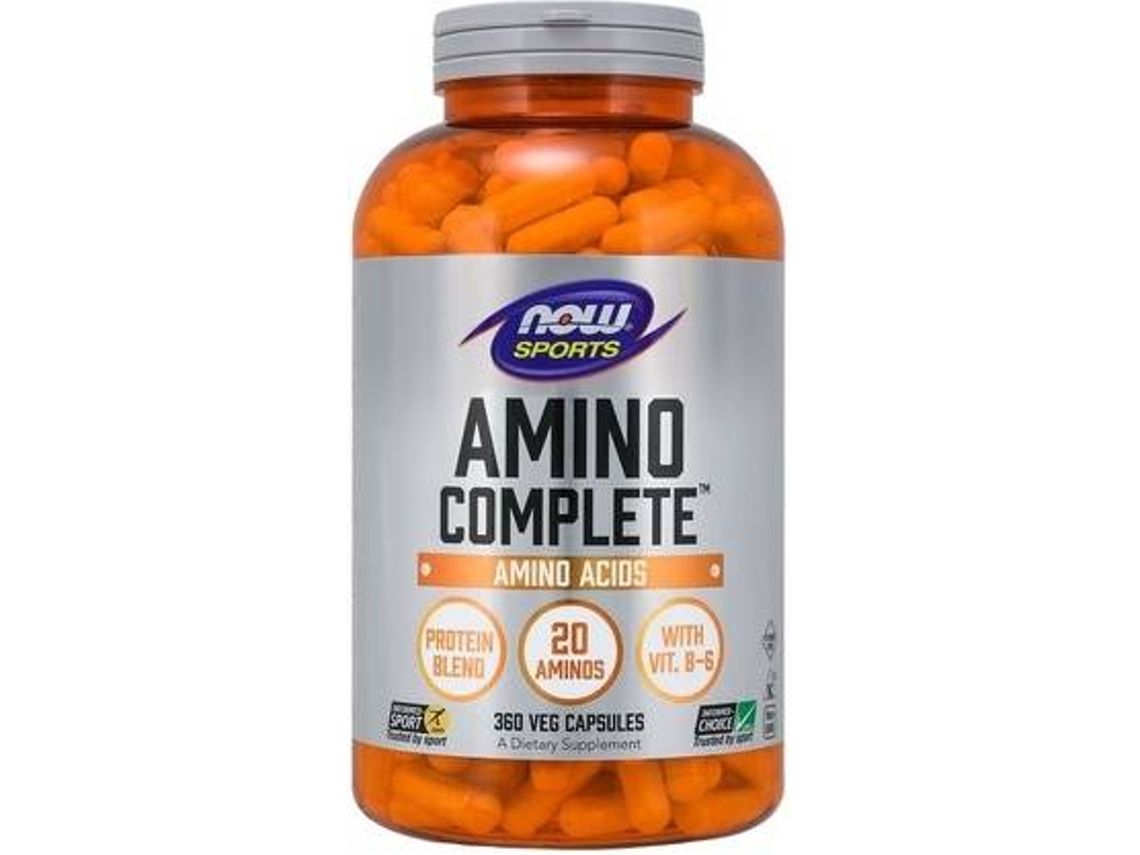 Complemento Alimentar NOW Amino Completo (360 cápsulas vegetais)