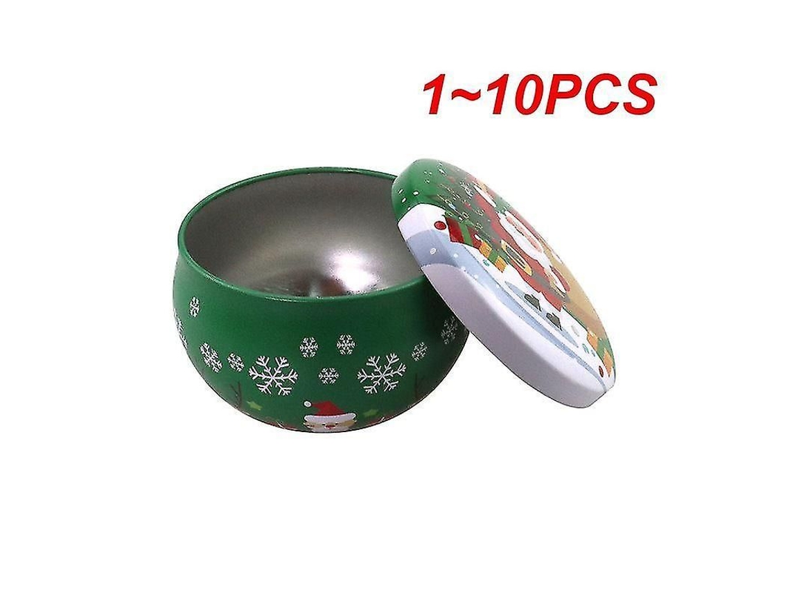 Latas Metálicas Navideñas Para Guardar Café, Té, Especias Y Dulces, 125 G (4.4 Oz)