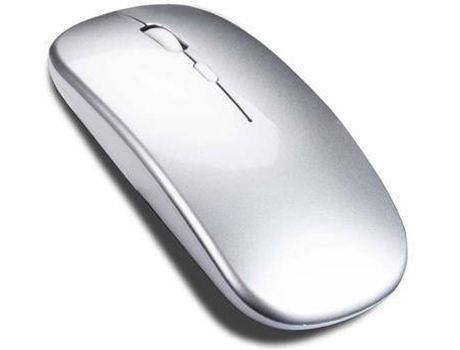 Ratón SEIGNEER M3 (Inalámbrico - Plateado)