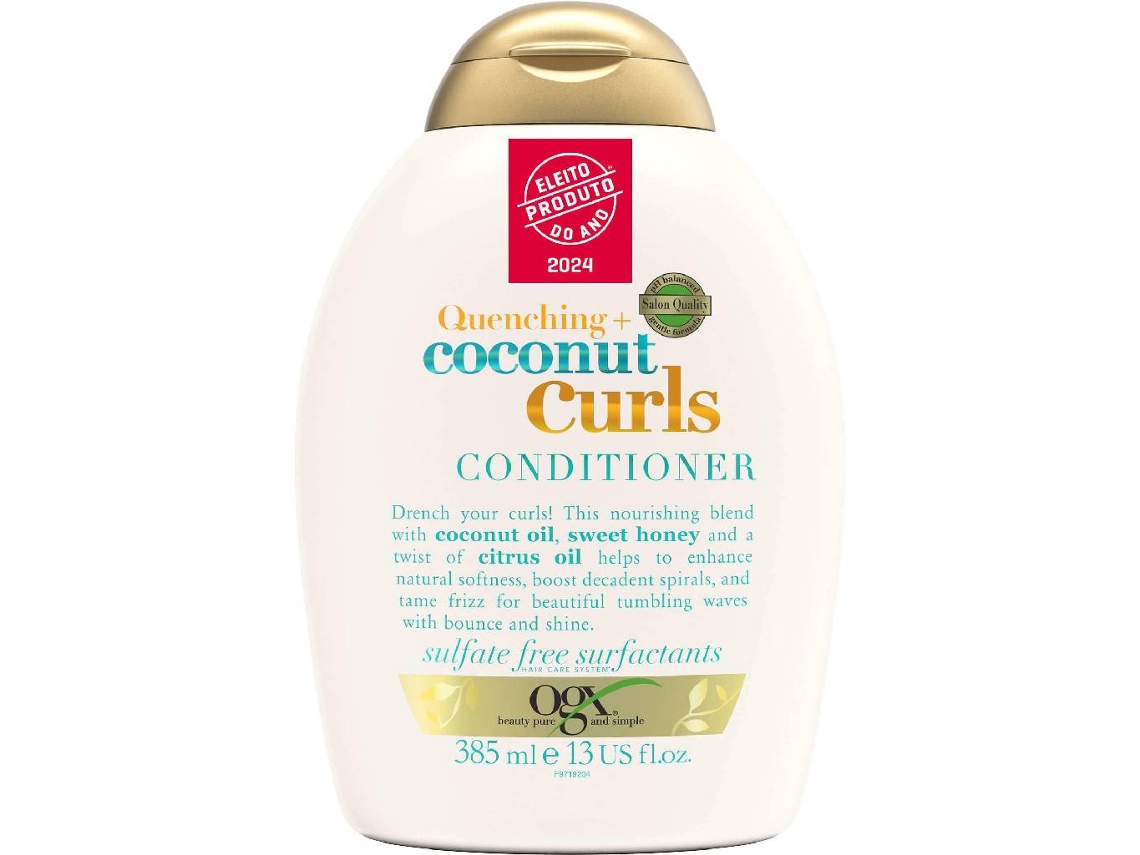Acondicionador Quenching Coconut Curls OGX pack 385 ml