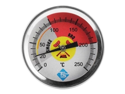 Termómetro para barbacoa, horno, indicador de temperatura, parrilla de acero inoxidable A, temperatura C GOKOCO