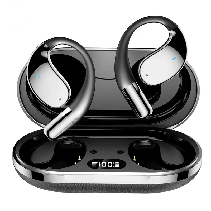 Auriculares De Negocios, Auriculares Estéreo Inalámbricos Bluetooth, Micrófono, Resistentes Al Agua, Viene Con Estuche De Carga.