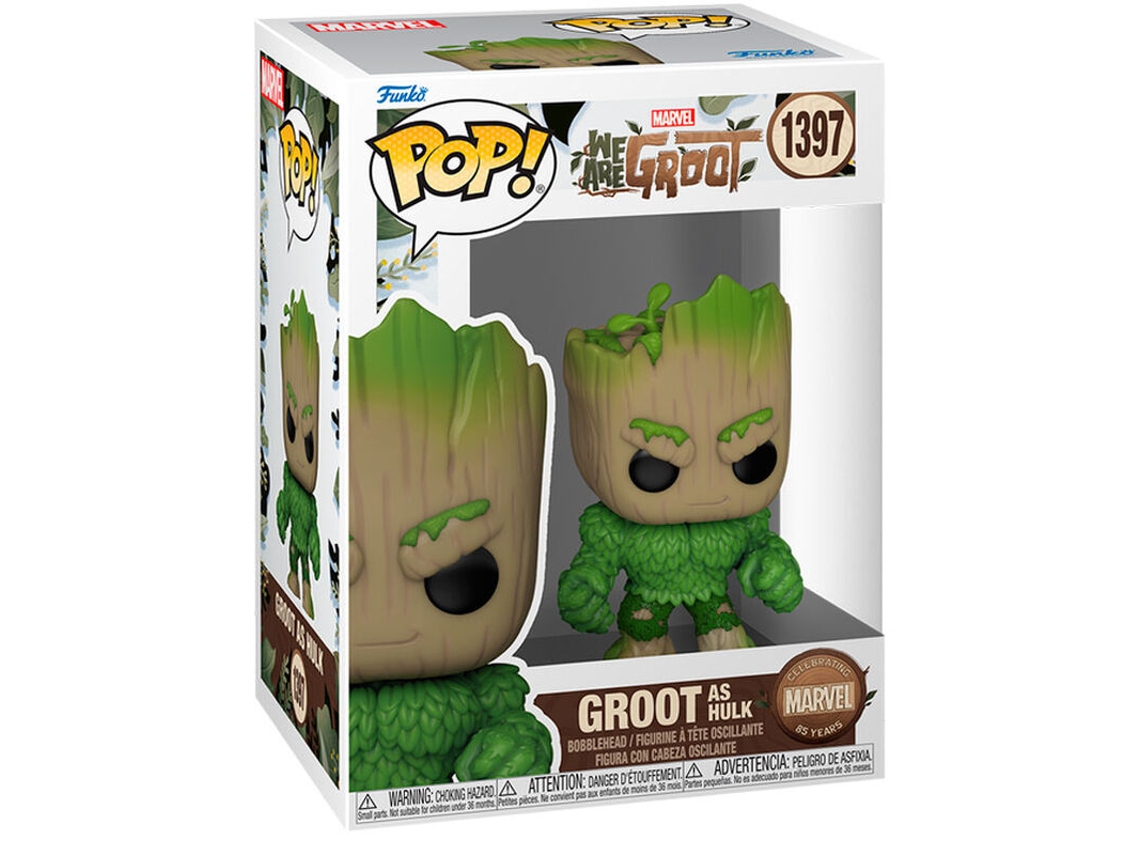 Figura Pop de Marvel We Are Groot - Groot como Hulk B.active