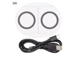 Cargador Inalámbrico De Escritorio (carga Dual De Teléfonos 5w 10w De Carga Rápida)
