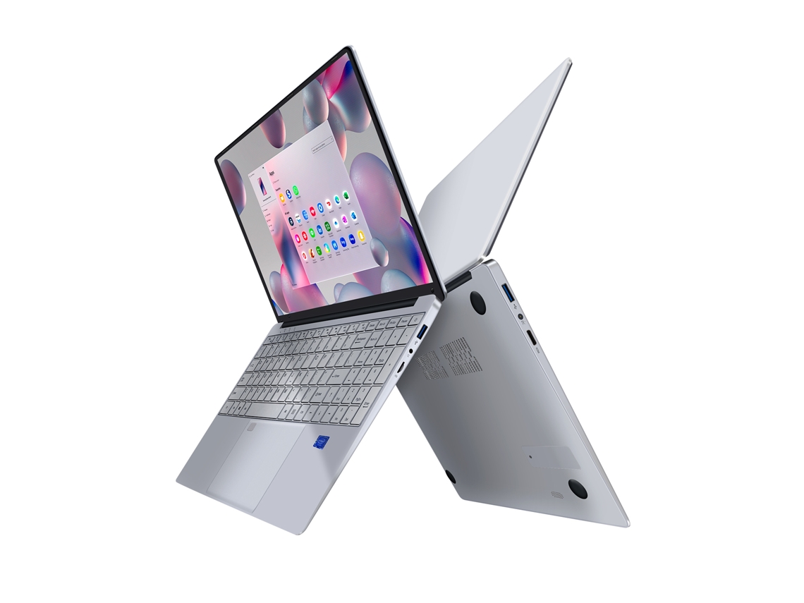 WUXIAN Laptop Desbloqueo de Huellas Dactilares 15.6'' Intel Celeron J4125 2.00 Ghz Ram: 16 Gb 512 Gb Ssd Mouse