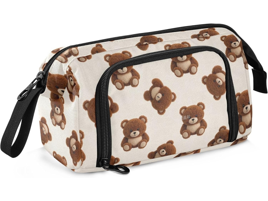 Besportble Estuche De Gran Capacidad Con Compartimento Para Estudiantes Y Tela De Nailon Resistente Y Una C...