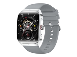 Smartwatch Hk80 con Bluetooth Llamadas Monitoreo de Salud Modos Música y Deportes Gris YEMAESRE
