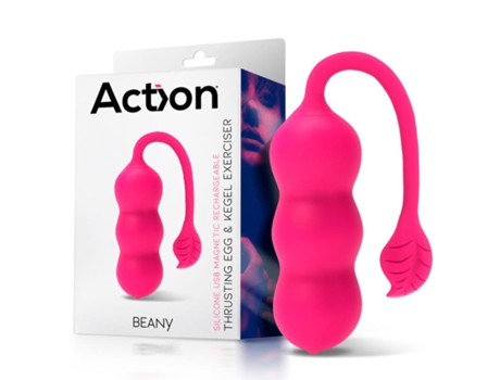 Huevo Vibrador Y Entrenador Suelo Pélvico Con Empuje ACTION