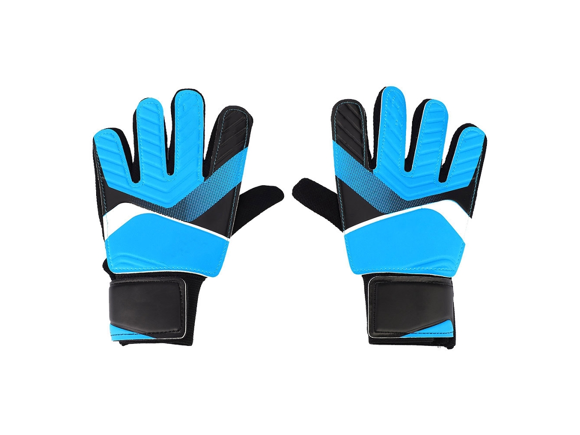 Vlrla-2026guante De Portero Para Niños Niñas Antideslizante Latex Fútbol Con Protección De Dedos Azul Talla S