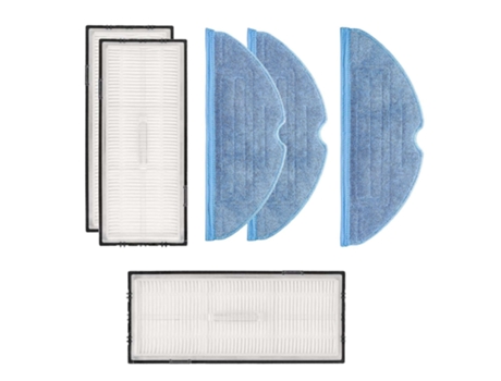 Kit de panos de esfregão a vácuo e filtros a vácuo para roborock s7 s7+ t7s