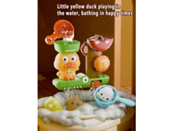 Juguete de baño infantil con forma de pato amarillo, múltiples modos de diversión, expresión adorable, fomenta el juego acuático. Aeuzwr