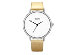 Reloj De Pulsera Analógico De Cuarzo, Estilo Casual De Negocios, Color Dorado, Para Parejas.