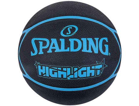 Balon de Baloncesto SPALDING (7 - Goma - Negro)