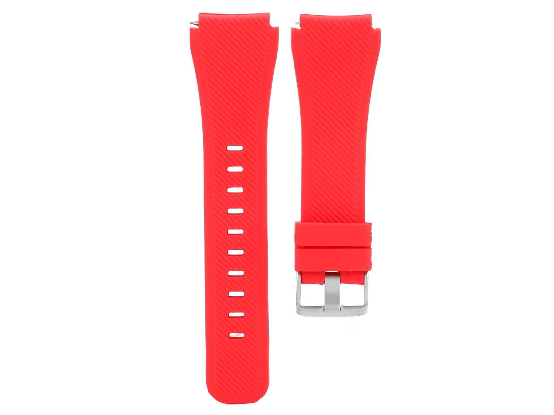 Correa Ajustable De Gel De Sílice Para Samsung Gear S3 Frontier/classic (roja)