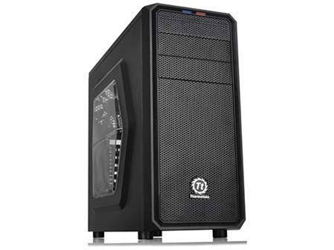 Caja PC THERMALTAKE Versa H25 (ATX Mid Tower - Negro)