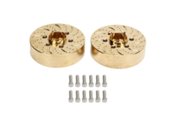 Contrapesos De Latón Para Ruedas (2 Unidades), Adaptadores Hexagonales Para Coches Rc Crawler De 1,9 Y 2,2 Pulgadas, Accesorios De Mejora.