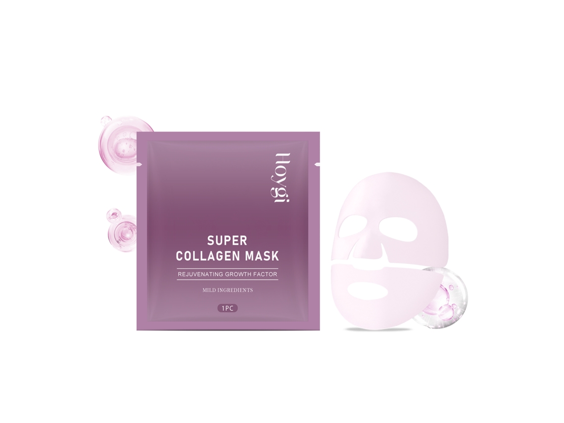 Mascarilla facial hidratante de colágeno